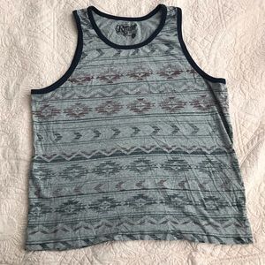 Men’s Aztec Print Tank Size L